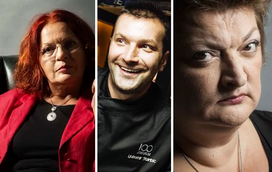 Imagens raras! Ljubomir Stanisic presta homenagem à mãe e à irmã