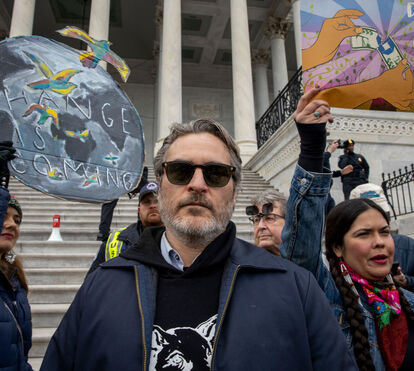 Ator de 'Joker', Joaquin Phoenix, preso em Washington