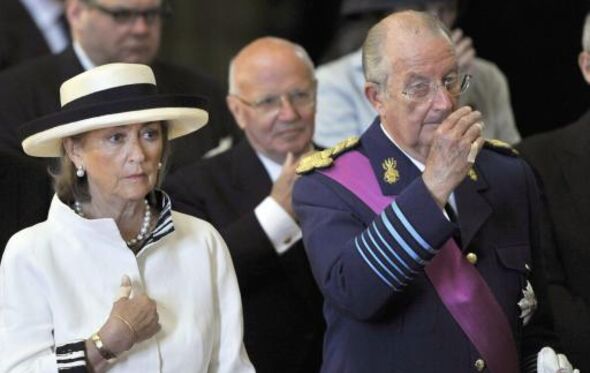 Rei Alberto II da Bélgica e a mulher, Paula