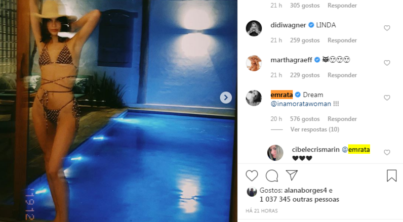 Bruna Marquezine e Emily Ratajkowski