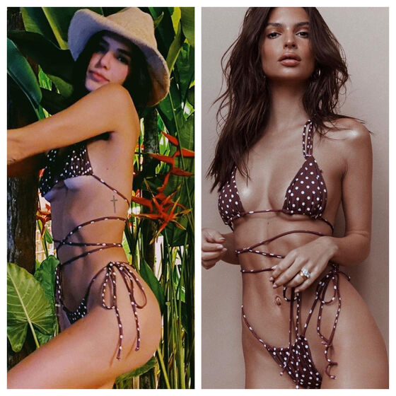 Bruna Marquezine e Emily Ratajkowski