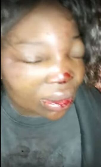 Cláudia Simões, mulher agredida