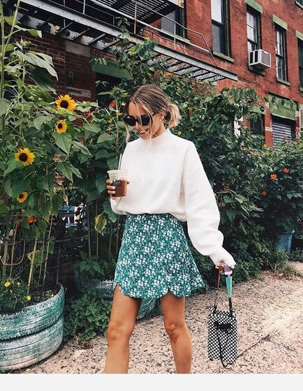 Saias de verão no inverno