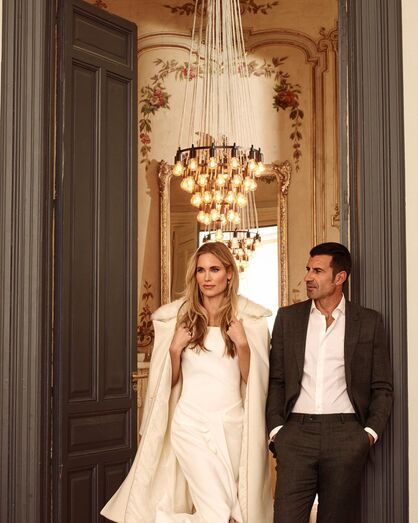 Helen Svedin e Luís Figo passaram a última noite de 2019 em Marraquexe