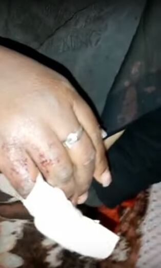 Cláudia Simões, mulher agredida