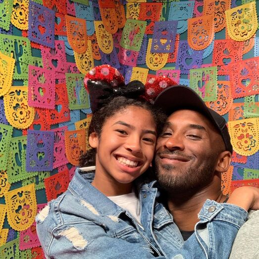 Kobe Bryant e a filha Gianna. Os dois morreram no acidente