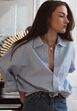 Camisa azul - Street Style