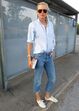Camisa azul - Street Style