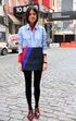 Camisa azul - Street Style