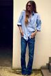 Camisa azul - Street Style