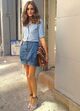 Camisa azul - Street Style