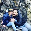 Diana Chaves e César Peixoto com a filha