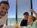 Diana Chaves e César Peixoto com a filha
