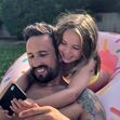 Diana Chaves e César Peixoto com a filha