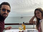 Diana Chaves e César Peixoto com a filha