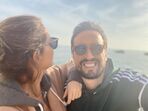 Diana Chaves e César Peixoto com a filha
