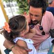 Diana Chaves e César Peixoto com a filha