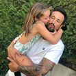 Diana Chaves e César Peixoto com a filha