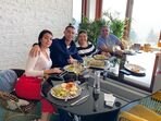 Georgina Rodríguez, Cristiano Ronaldo, Dolores e José Andrade