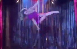 Sensual! Dânia Neto volta a dar cartas na dança do varão