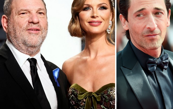 Harvey Weinstein, Georgina Chapman, adrien brody