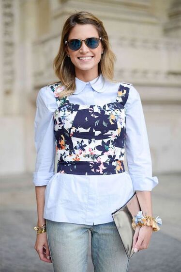 Camisa azul - Street Style