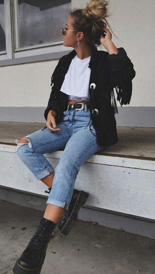 'Looks' com botas Militares 