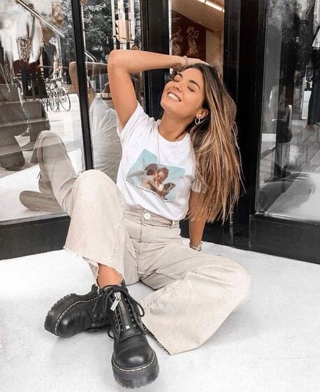 'Looks' com botas Militares 