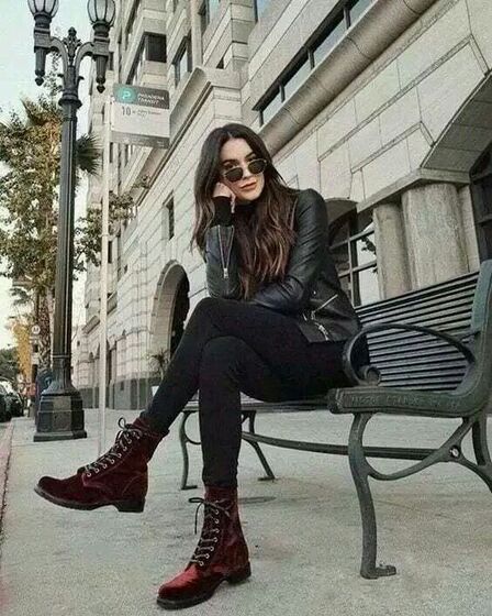 'Looks' com botas Militares 