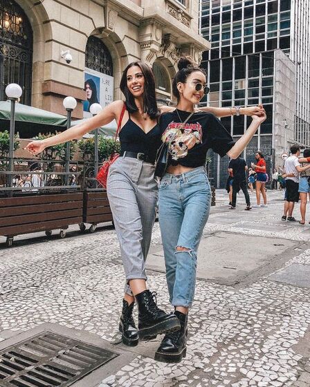 'Looks' com botas Militares 