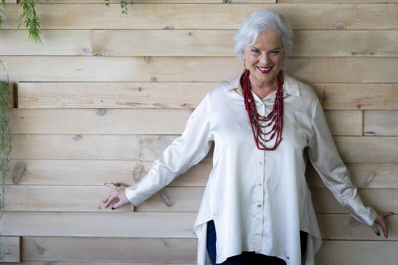 Lídia Franco, atriz, na corda bamba, atriz