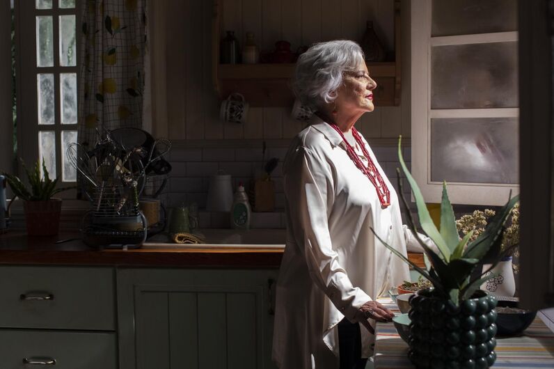 Lídia Franco, atriz, na corda bamba, atriz