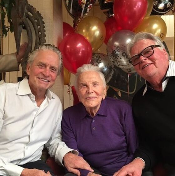 Kirk Douglas em família