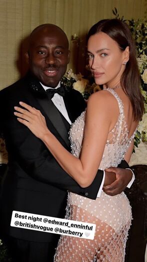 Irina Shayk na after-party da Vogue
