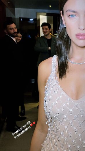 Irina Shayk na after-party da Vogue