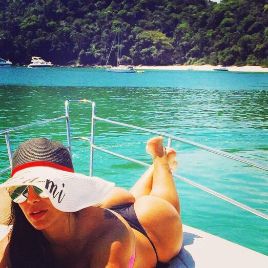 A ex-namorada de Gugu, Fabiana Andrade
