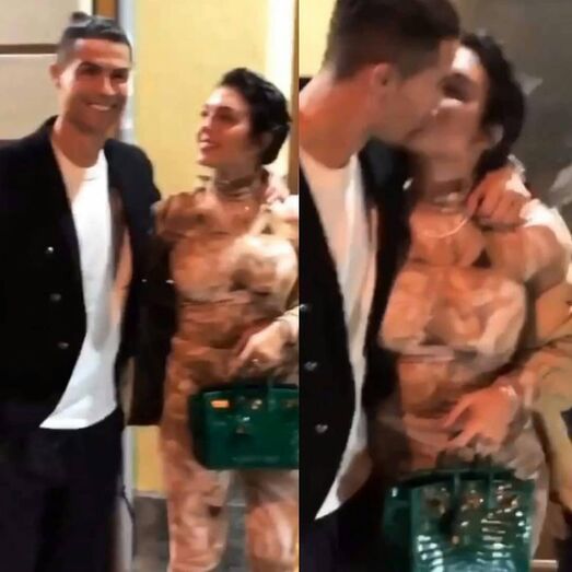 Cristiano Ronaldo, Georgina Rodríguez, sanremo, supercarro, casa fiore, amigos, mercedes g 63 amg