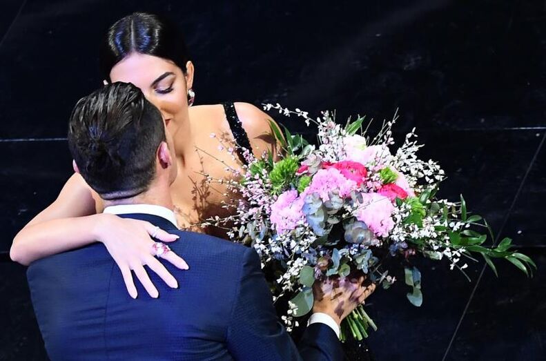 Georgina Rodríguez em Sanremo