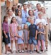Infanta Cristina e os filhos