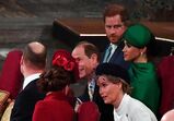 Meghan Markle, Harry, Kate, William, Sofia e príncipe Eduardo