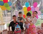 Eva, Mateo, Alana, Ivana Rodríguez