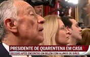 Marcelo Rebelo de Sousa de quarentena em casa depois de semana de beijos e abraços
