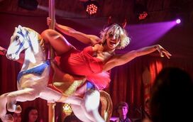 Escaldante! Luciana Abreu sobe a temperatura no varão