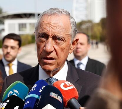 Marcelo Rebelo de Sousa falou com doentes infetados com coronavírus no Hospital Curry Cabral