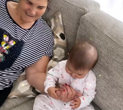 Dolores Aveiro antes e depois do AVC