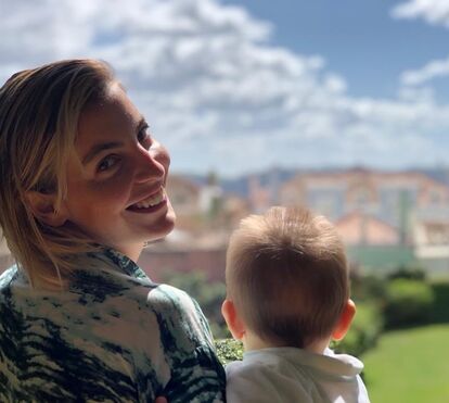 Os dias de Jessica Athayde e Oliver isolados em casa