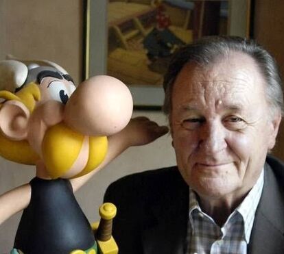 Albert Uderzo, o pai de Astérix, esteve sete anos em guerra com a filha