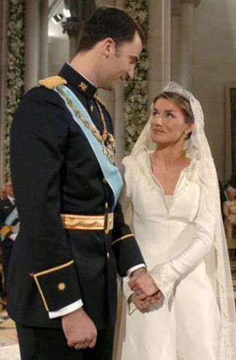 Letizia Ortiz. A agora rainha de Espanha era pivô de um telejornal antes de casar com o então príncipe Felipe, em 2004