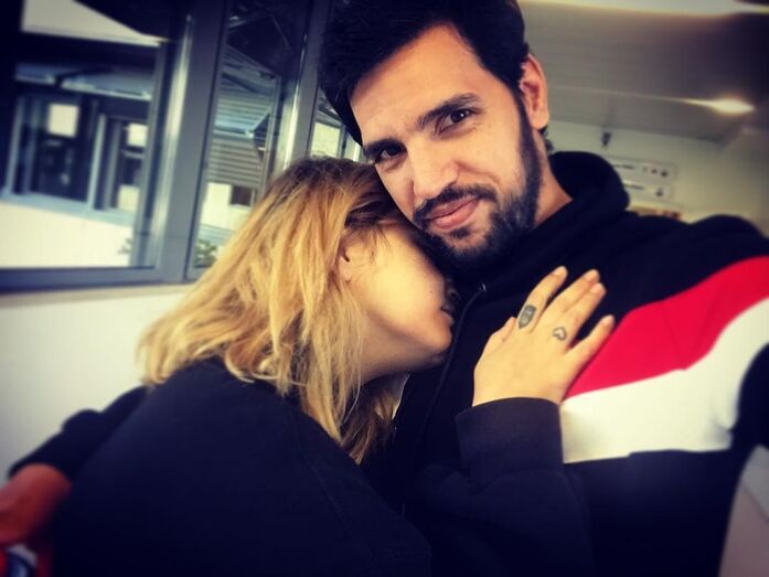 Carolina Deslandes e Diogo Clemente