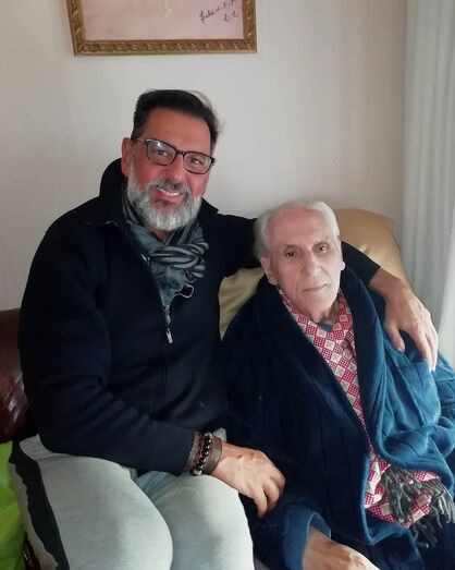 José Luís Cardoso, de 'Casados', com o pai